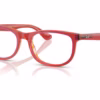 Ray-Ban RY1642F 3998 - Transparent Red & Yellow eyeglasses angle view