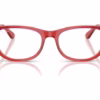 Ray-Ban RY1642F 3998 - Transparent Red & Yellow eyeglasses front view