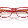 Ray-Ban RY1642F 3998 - Transparent Red & Yellow eyeglasses angle view