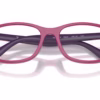 Ray-Ban RY1644 3933 - Fucsia On Rubber Violet eyeglasses angle view