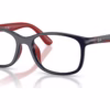 Ray-Ban RY1644 7513 - Blue On Rubber Red eyeglasses angle view