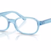 Ray-Ban RY1904 3981 - Transparent Blue eyeglasses angle view
