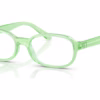 Ray-Ban RY1904 3983 - Transparent Green eyeglasses angle view