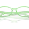 Ray-Ban RY1904 3983 - Transparent Green eyeglasses angle view