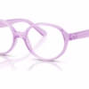 Ray-Ban RY1905F 3985 - Transparent Violet eyeglasses angle view