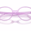 Ray-Ban RY1905F 3985 - Transparent Violet eyeglasses angle view