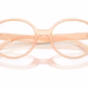 Ray-Ban RY1905F 3986 - Transparent Orange eyeglasses angle view