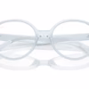 Ray-Ban RY1905F 3987 - Transparent Light Blue eyeglasses angle view