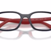 Ray-Ban RY1906 7513 - Blue/Rubber Red eyeglasses angle view