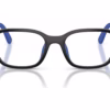 Ray-Ban RY1906 7540 - Black & Rubber Blue eyeglasses front view
