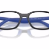 Ray-Ban RY1906 7540 - Black & Rubber Blue eyeglasses angle view