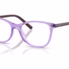 Ray-Ban RY1907 7515 - Transparent Violet eyeglasses angle view