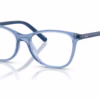 Ray-Ban RY1907F 7542 - Transparent Light Blue eyeglasses angle view