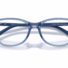 Ray-Ban RY1907F 7542 - Transparent Light Blue eyeglasses angle view
