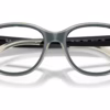 Ray-Ban RY1950 7202 - Black On Transparent eyeglasses angle view