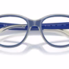 Ray-Ban RY1950 7203 - Blue On Transparent eyeglasses angle view