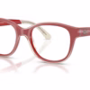 Ray-Ban RY1950 7204 - Red On Transparent eyeglasses angle view