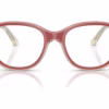 Ray-Ban RY1950 7204 - Red On Transparent eyeglasses front view