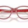 Ray-Ban RY1950 7204 - Red On Transparent eyeglasses angle view