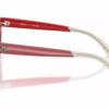 Ray-Ban RY1950 7204 - Red On Transparent eyeglasses side view