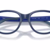 Ray-Ban RY1950 7205 - Blue On Transparent Blue eyeglasses angle view