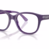 Ray-Ban RY1950 7206 - Violet On Transparent Violet eyeglasses angle view
