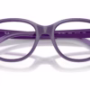 Ray-Ban RY1950 7206 - Violet On Transparent Violet eyeglasses angle view