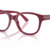 Ray-Ban RY1950 7207 - Fucsia On Transparent Fucsia eyeglasses angle view
