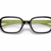 Ray-Ban RY9074V 3882 - Black On Green eyeglasses angle view
