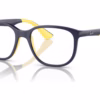 Ray-Ban RY9078V 3937 - Dark Blue On Yellow eyeglasses angle view