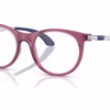 Ray-Ban RY9082V 7504 - Transparent Violet eyeglasses angle view
