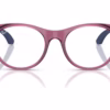 Ray-Ban RY9082V 7504 - Transparent Violet eyeglasses front view