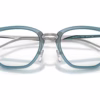 Ray-Ban RY9085V 7521 - Transparent Blue eyeglasses angle view