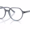 Ray-Ban RY9095V 7548 - Transparent Blue eyeglasses angle view