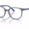 Ray-Ban RY9097V 3897 - Transparent Blue eyeglasses angle view