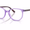 Ray-Ban RY9097V 7515 - Transparent Violet eyeglasses angle view