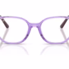 Ray-Ban RY9097V 7515 - Transparent Violet eyeglasses front view