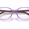 Ray-Ban RY9097V 7515 - Transparent Violet eyeglasses angle view
