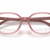 Ray-Ban RY9097V 7516 - Transparent Pink eyeglasses angle view