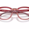 Ray-Ban RY9098V 3960 - Top Red & Orange & Light Purple eyeglasses angle view