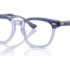 Ray-Ban RY9098V 3961 - Top Violet On Transparent Violet eyeglasses angle view
