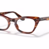 Ray-Ban RY9099V 3888 - Striped Havana eyeglasses angle view