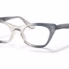 Ray-Ban RY9099V 3891 - Transparent Blue eyeglasses angle view
