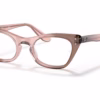 Ray-Ban RY9099V 3892 - Transparent Pink eyeglasses angle view