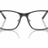 Ray-Ban RY9551V 4064 - Black On Silver eyeglasses front view