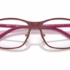 Ray-Ban RY9551V 4077 - Bordeaux On Rose Gold eyeglasses angle view