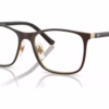 Ray-Ban RY9551V 4078 - Brown On Arista eyeglasses angle view