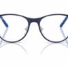 Ray-Ban RY9552V 4094 - Matte Blue On Silver eyeglasses front view