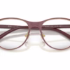 Ray-Ban RY9552V 4097 - Dark Red On Arista Gold eyeglasses angle view