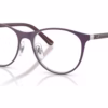 Ray-Ban RY9552V 4098 - Matte Violet On Silver eyeglasses angle view